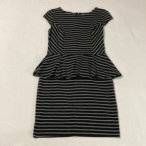 Super cute mini dress with peplum